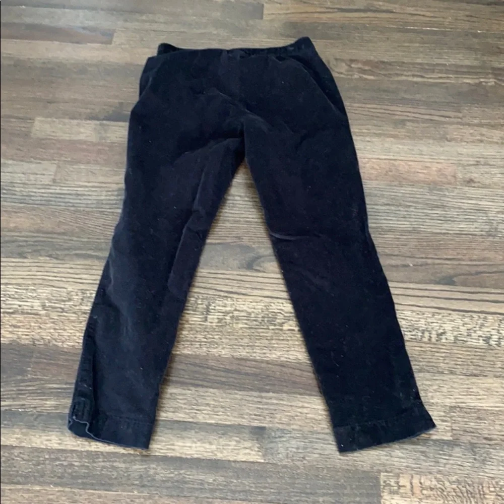 J. Jill Black Stretchy Pull On Corduroy Pants 4